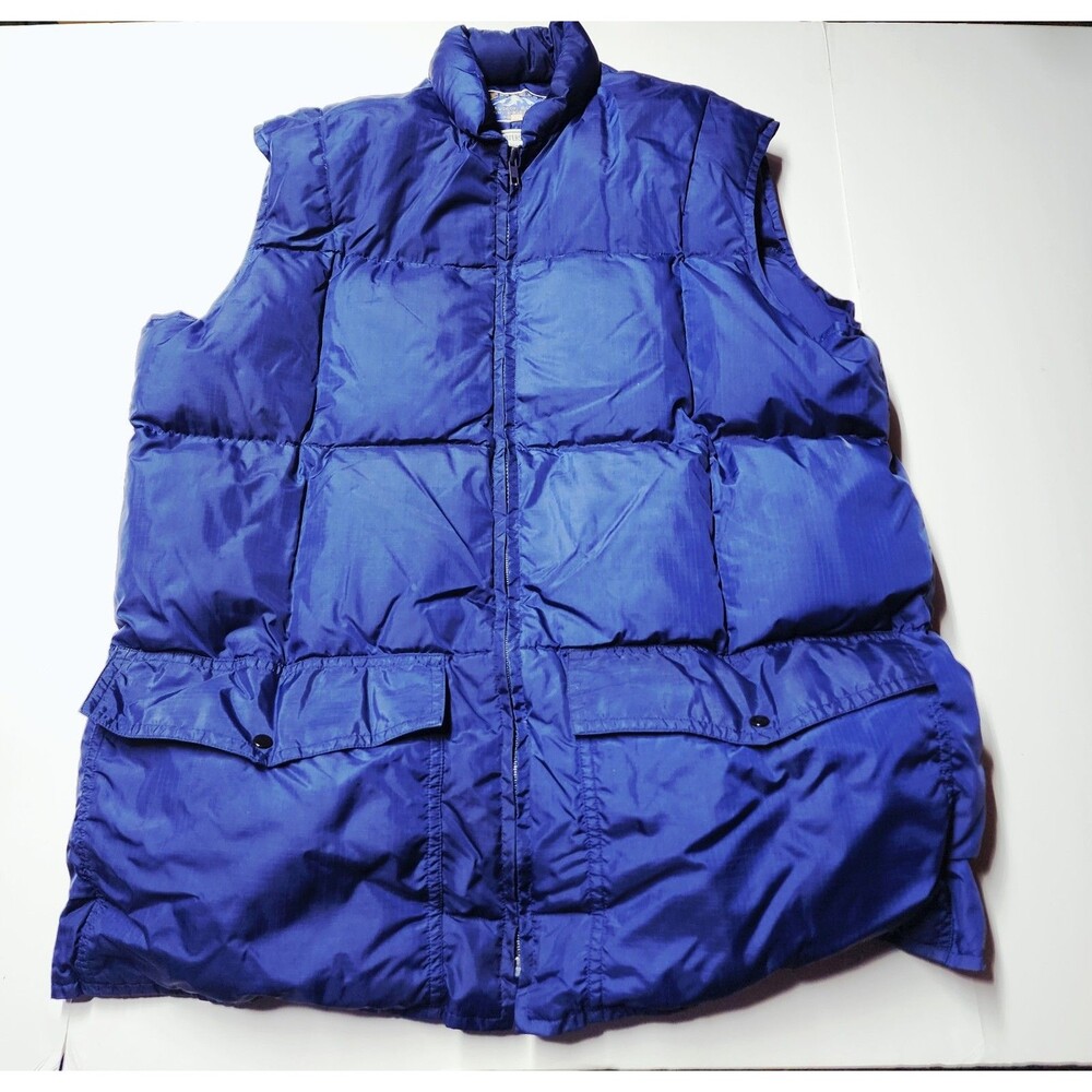 VTG Herters Hudson Bay Goose Down Puffer Vest Rare Outdoor XL Hunting Fishing